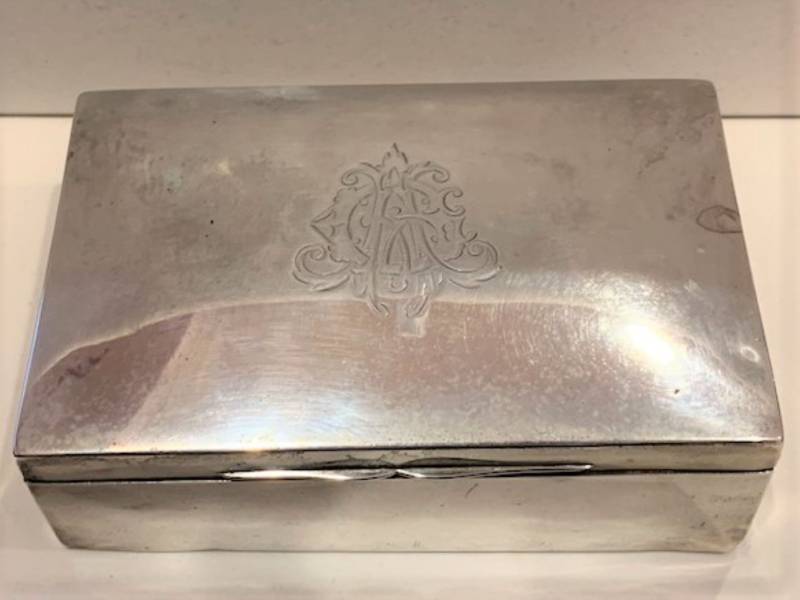 Vintage Sterling Silber Schmuck-Box Vintage Sterling Silber Schmuck-Box von southseapearlco