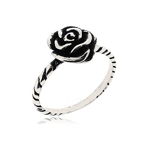 Sovats Damen Rose-Ring 925 Sterlingsilber, Größe 58 von Sovats