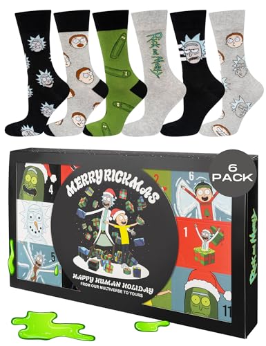 Socken Weihnachten Gift Box Herren Geschenke Für Männer Pickle Gurken 40-45 R & M 6 Paar von soxo