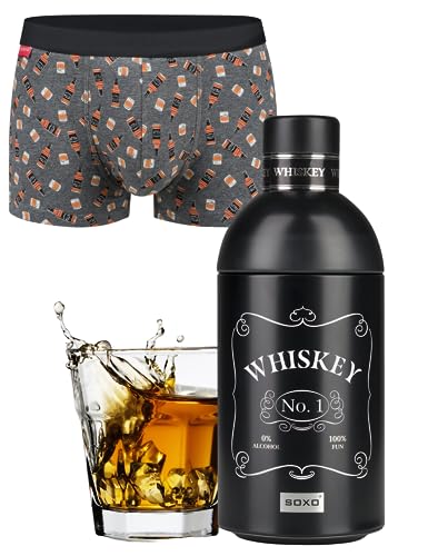 soxo Whisky Boxershorts Herren Unterhosen Lustige Geschenke Für Männer Whiskey XL soxo Whisky Boxershorts Herren Unterhosen Lustige Geschenke Für Männer Whiskey XL von soxo