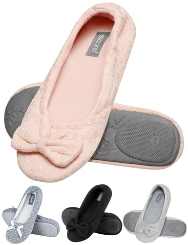 soxo Hausschuhe Ballerinas Damen Sommerschuhe Elegant Ballerina Schuhe Pretty Slipper 36/37 Rosa von soxo