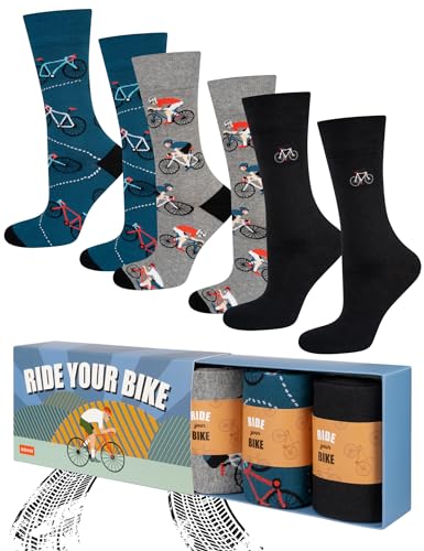 soxo Sport Socken Herren Geschenke Für Männer Lustige Geschenk Sommer Socks Men 3 Paar 40-45 Bike 3 Paar soxo Sport Socken Herren Geschenke Für Männer Lustige Geschenk Sommer Socks Men 3 Paar 40-45 Bike 3 Paar von soxo