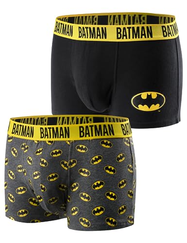 soxo DC Comics The Batman Boxershorts Herren Unterhosen Lustige Geschenke Für Männer 2 Stück Batman 2 L soxo DC Comics The Batman Boxershorts Herren Unterhosen Lustige Geschenke Für Männer 2 Stück Batman 2 L von soxo
