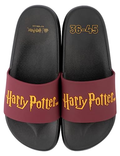 Wizarding World Harry Potter Damen Badelatschen Herren Geschenke Sommer Flip Flops Fanartikel 44-45 Wizarding World Harry Potter Damen Badelatschen Herren Geschenke Sommer Flip Flops Fanartikel 44-45 von soxo