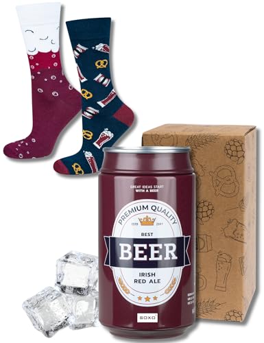 soxo Dose Socken Herren Bier Geschenke Für Männer Lustige Geschenk Sommer Socks Men 40-45 Red Ale 1 Paar soxo Dose Socken Herren Bier Geschenke Für Männer Lustige Geschenk Sommer Socks Men 40-45 Red Ale 1 Paar von soxo