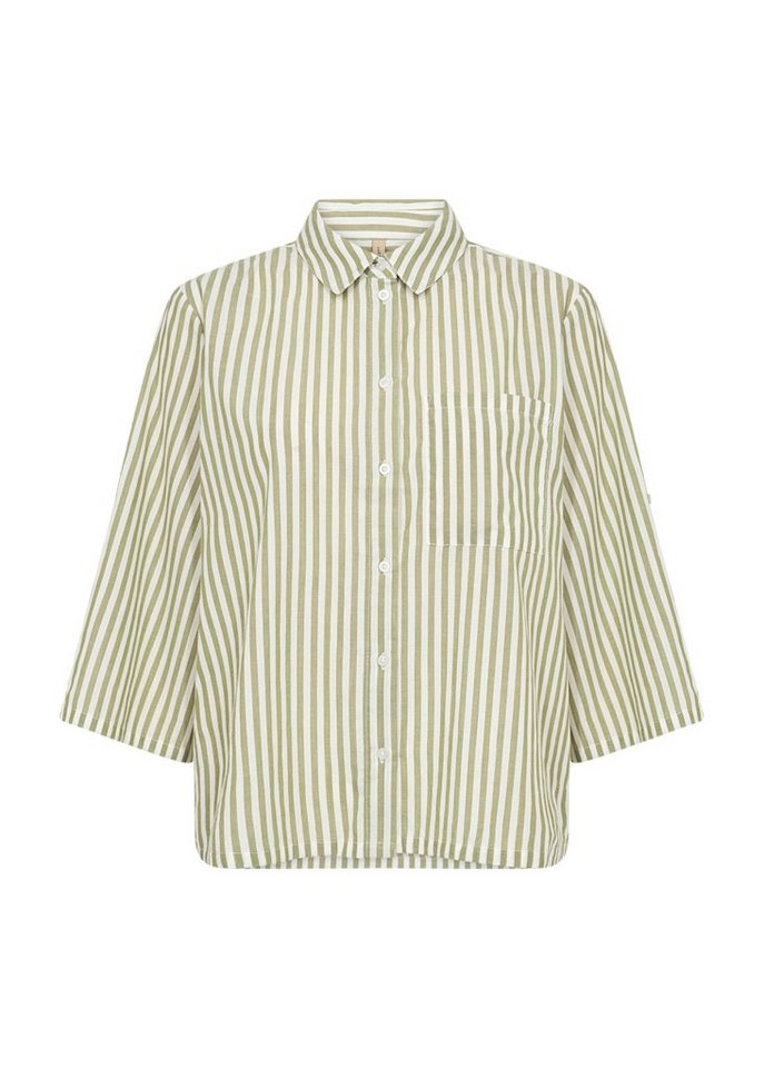 soyaconcept Langarmbluse SC-ROSETTE 4 CALLISTE GREEN COMBI von soyaconcept