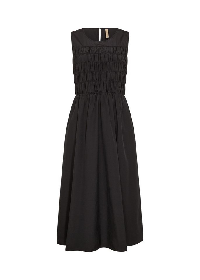 soyaconcept Midikleid – ärmelloses Sommerkleid mit gerafftem Mieder von soyaconcept
