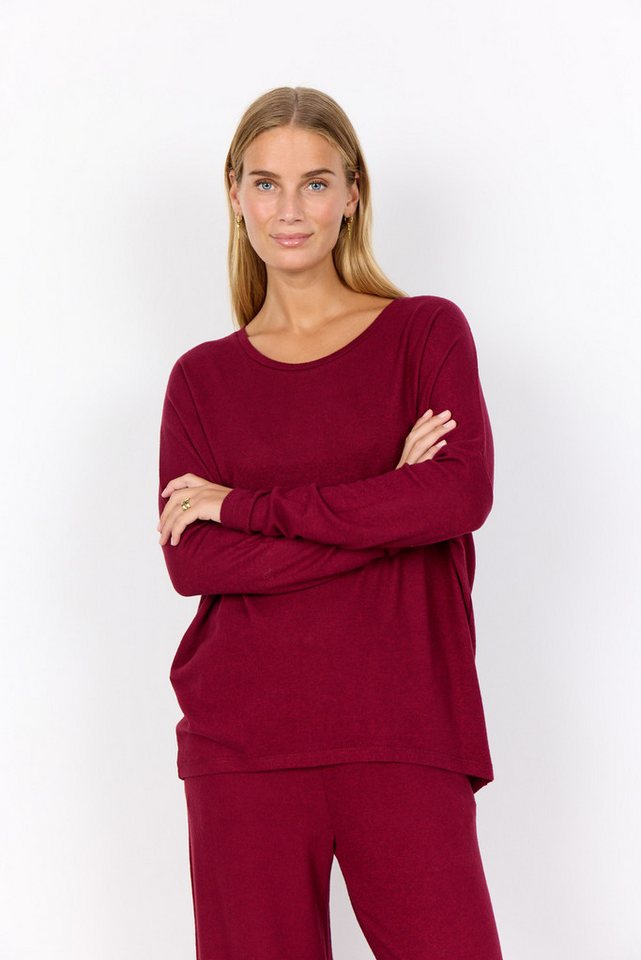 soyaconcept Rundhalsshirt SC-BIARA 1 bequemer Pullover, elastische Viskose-Qualität in melierter Optik soyaconcept Rundhalsshirt SC-BIARA 1 bequemer Pullover, elastische Viskose-Qualität in melierter Optik von soyaconcept