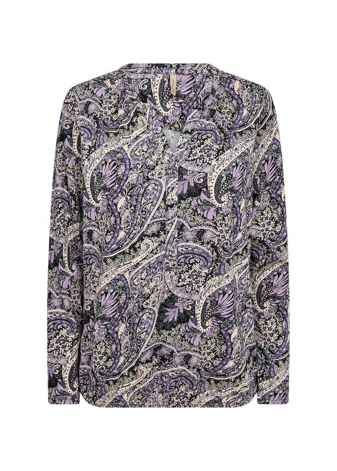 soyaconcept T-Shirt SC-FELICITY AOP 438 DK GRAPE von soyaconcept