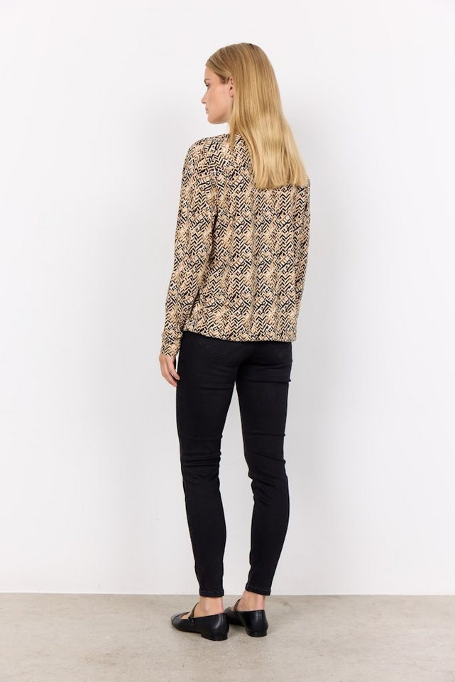 soyaconcept T-Shirt SC-FELICITY AOP 477 BLACK COMBI von soyaconcept