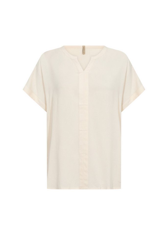 soyaconcept T-Shirt - T-Shirt mit Cut-out und Falten von soyaconcept