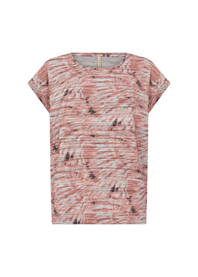 soyaconcept T-Shirt - gemustertes Kurzarmshirt mit Rundhalsausschnitt von soyaconcept
