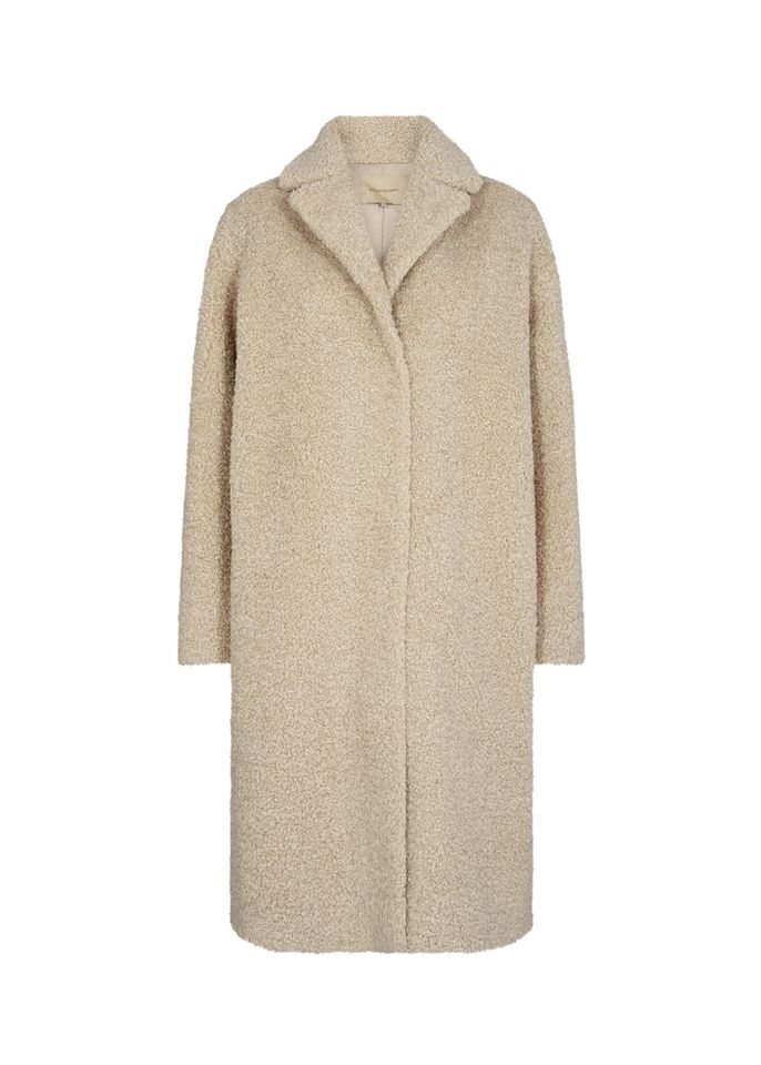 soyaconcept Wollmantel lässiger Longmantel - Teddy Mantel - SC-MUKITE 2 von soyaconcept