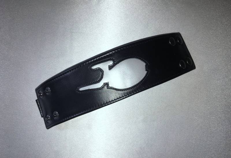 Enterprise Handgelenkbörse Lederarmband Geldörsenarmband Schwarz Portemonnaie Armband Geldversteck Geheimfach Wrist Wallet Science Fiction von spaceleder