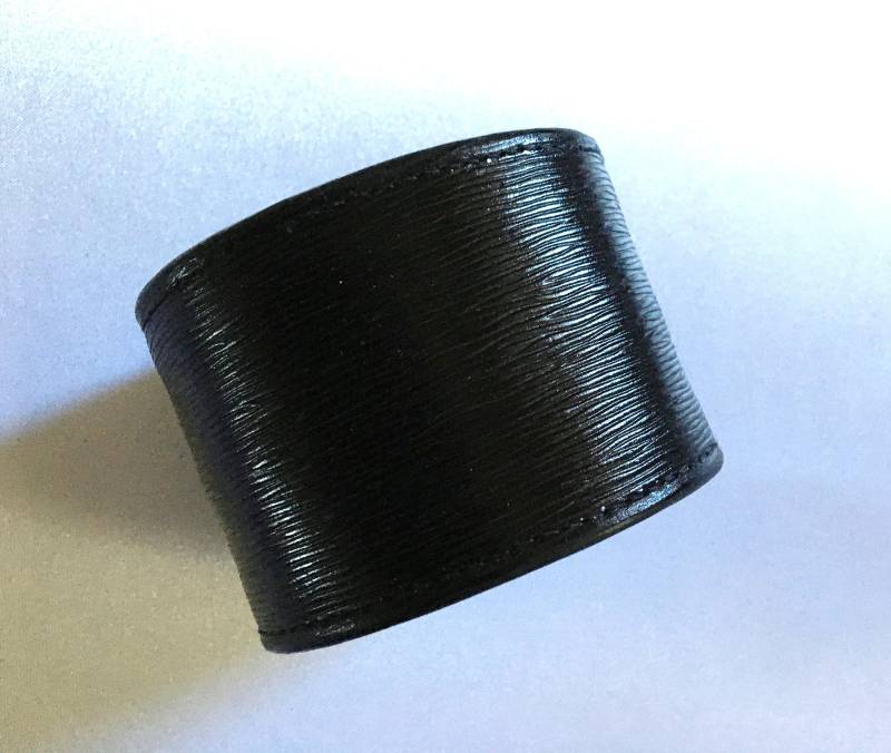 Lederarmband Mit Geheimfach Handgelenkbörse Geldbörsenarmband Schwarzes Armband Maserung Damen Herren Lederschmuck Geldversteck von spaceleder