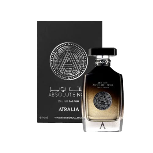 Atralia Absolute Noir Eau de Parfum für Herren 100 ml Luxusduft mit dynamischen Noten von Bergamotte, Zitrone, Grapefruit und rosa Pfeffer für moderne Eleganz und Charakter von spanish fly