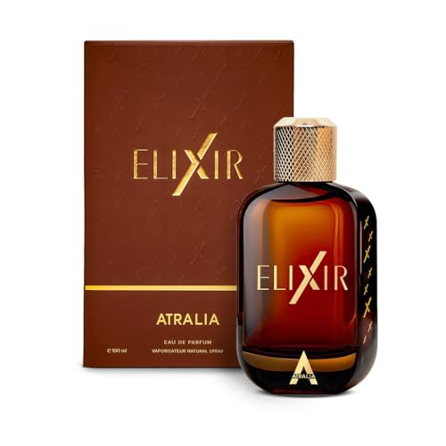 spanish fly Atralia Elixir Eau De Parfum Unisex 100ML – Luxuriöser Unisex Duft mit verführerischen Noten von Fougere, Amber und aromatischen Kräutern – Eleganz und Raffinesse in jeder Flasche von spanish fly