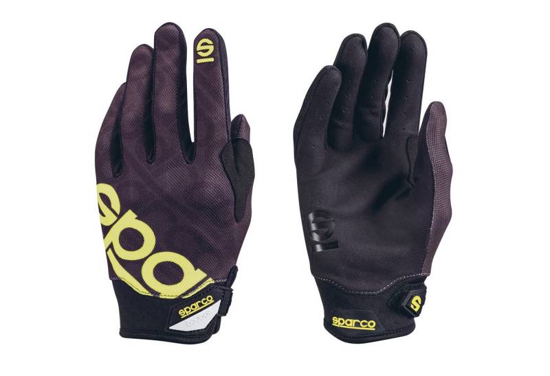 sparco Arbeitshandschuhe Sparco Meca III Schutzhandschuh, schwarz/gelb von sparco