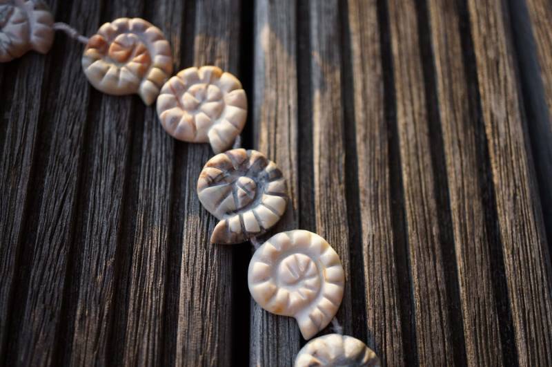 Matte Picasso Jaspis Aus Utah 20-22 Mm Spirale | Etb00300 von sparklelittle