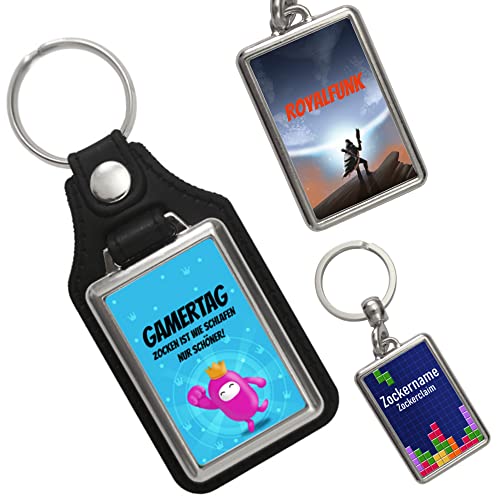 GamerTag Gaming Schlüsselanhänger - personalisiert mit deinem Zockernamen - als Geschenkidee für echte online Gamer die einen leidenschaftlichen Zocker individuell beschenken wollen von speecheese