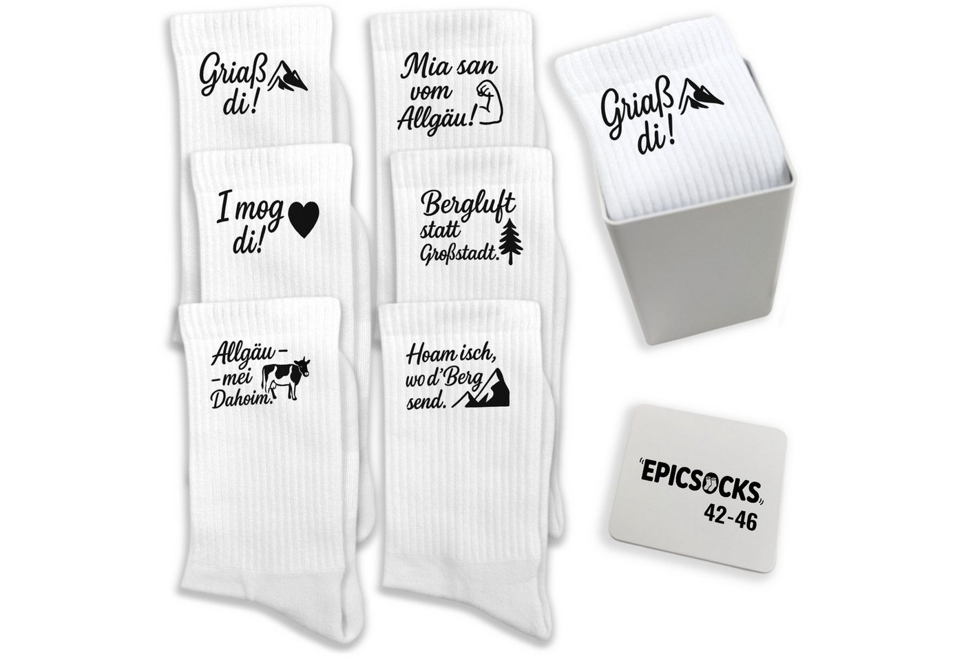 speecheese Freizeitsocken epicsocks Alpine Love Socken in 42-46 im von speecheese