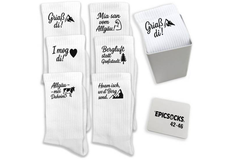 speecheese Freizeitsocken epicsocks Alpine Love Socken in 42-46 im von speecheese