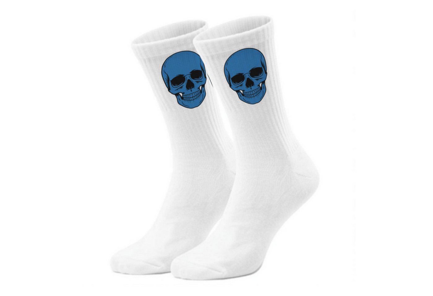 speecheese Freizeitsocken epicsocks Colorful Skulls Blauer Schädel Socken in 37-41 im Paar von speecheese