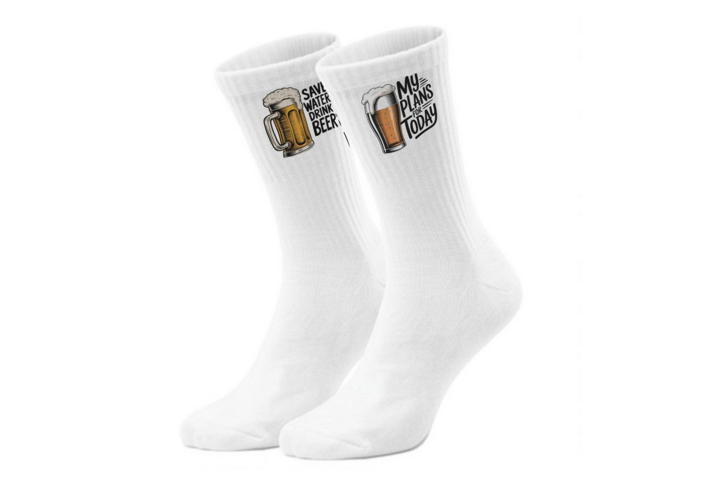 speecheese Freizeitsocken epicsocks Crafty Cheers Bierspruch Socken in 37-41 im Paar von speecheese