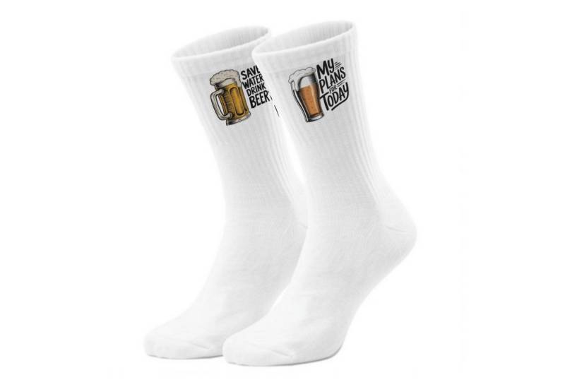 speecheese Freizeitsocken epicsocks Crafty Cheers Bierspruch Socken in 37-41 im Paar von speecheese