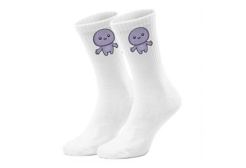 speecheese Freizeitsocken epicsocks Kawaii Friends Hug Me lila Socken in 42-46 im Paar von speecheese