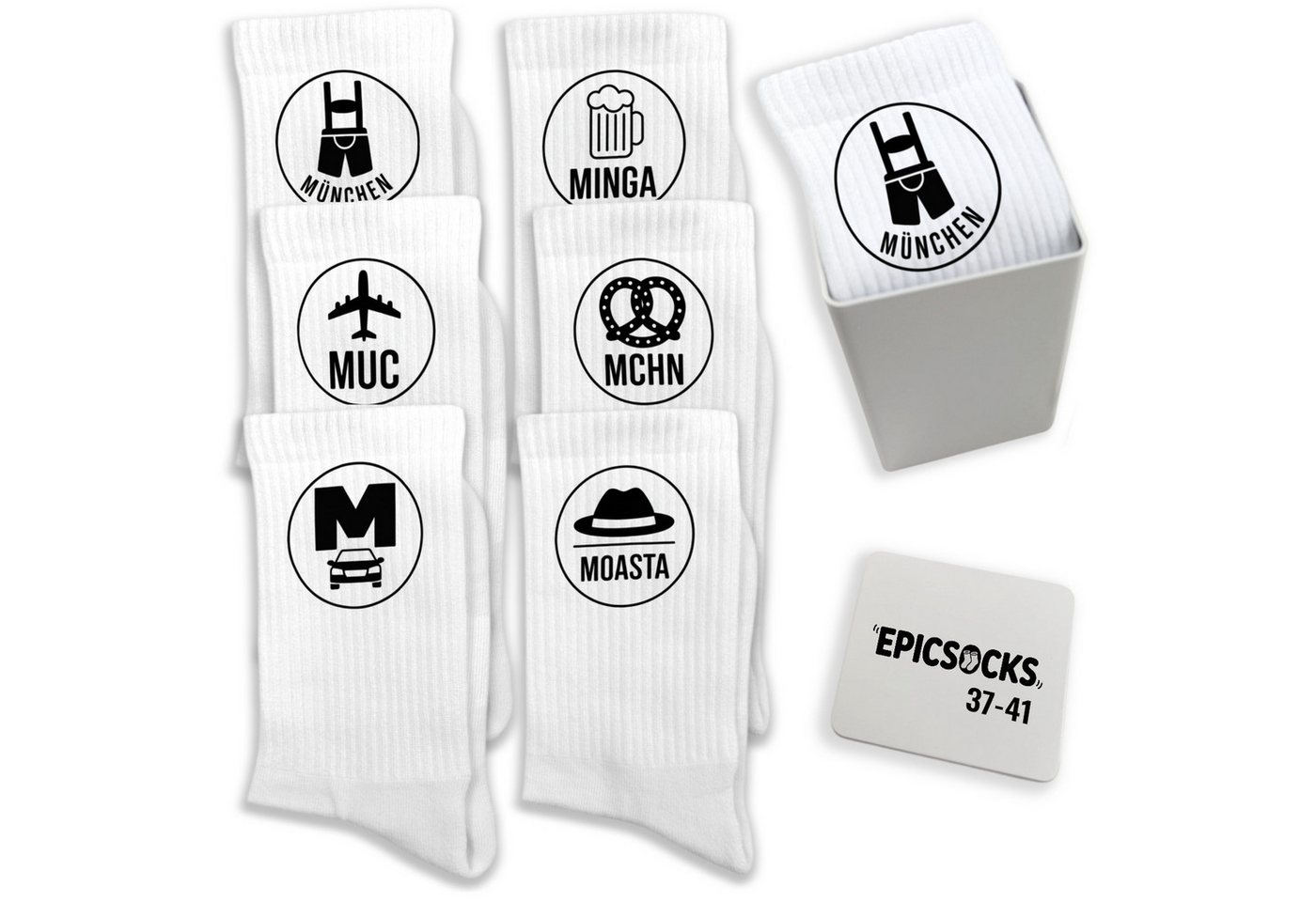 speecheese Freizeitsocken epicsocks Munich Moments Socken in 37-41 im von speecheese