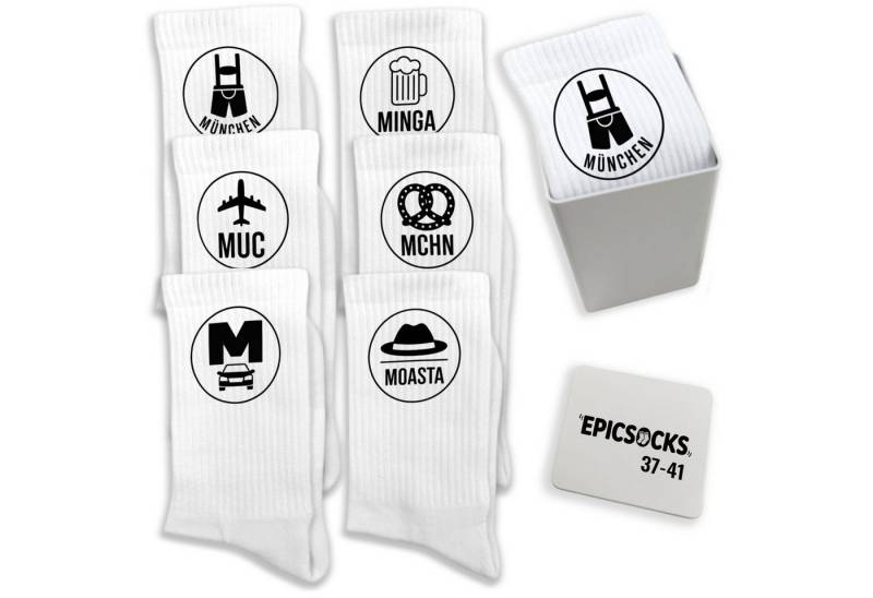 speecheese Freizeitsocken epicsocks Munich Moments Socken in 37-41 im von speecheese