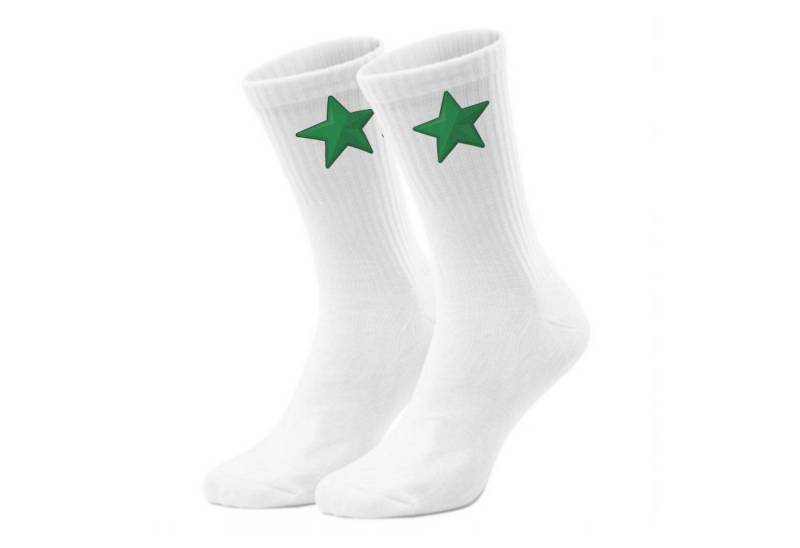 speecheese Freizeitsocken epicsocks Star Parade Grüner Stern Socken in 42-46 im Paar von speecheese