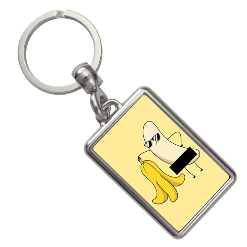 Nackte Banane Schlüsselanhänger Naked Banana Zensiert Witz Spaß für jede Party lustiger Striptease Schlüsselanhänger von speecheese