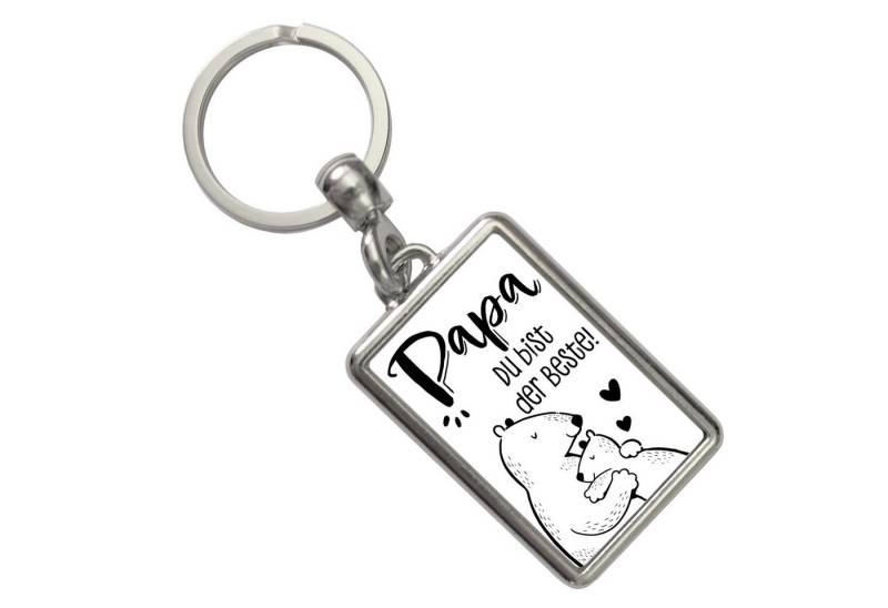 speecheese Schlüsselanhänger Bären Papa und Kind Schlüsselanhänger mit Spruch du bist der Beste von speecheese