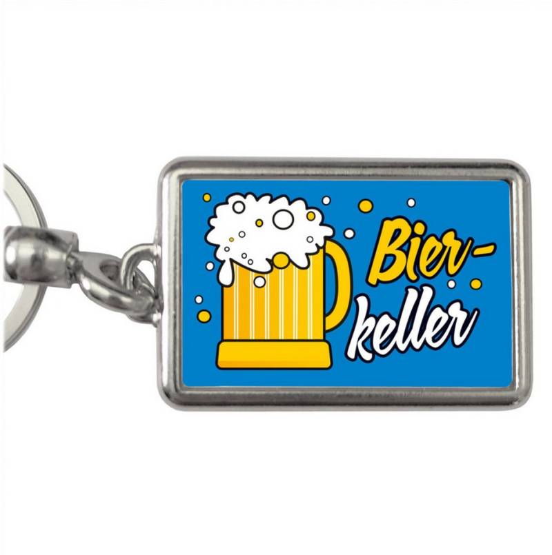 speecheese Schlüsselanhänger Bierkeller Bierkrug Schlüsselanhänger in blau für Männer von speecheese