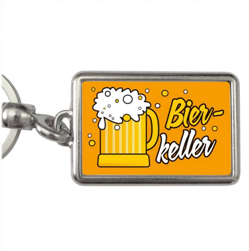 speecheese Schlüsselanhänger Bierkeller Bierkrug Schlüsselanhänger in orange für Männer von speecheese