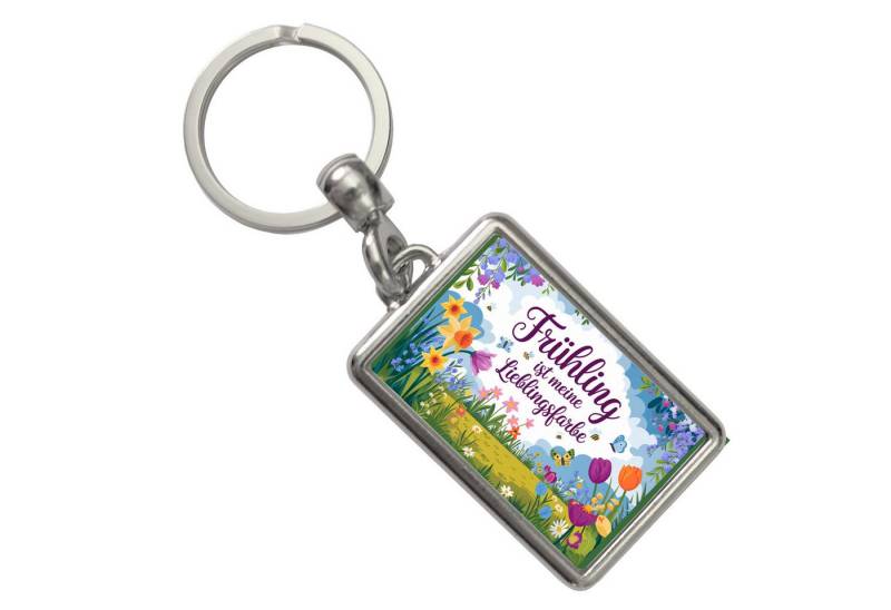 speecheese Schlüsselanhänger Frühlingswiese Schlüsselanhänger - Frühling ist meine Lieblingsfarbe von speecheese