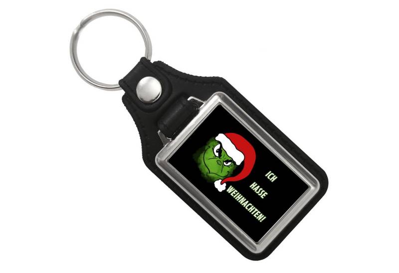 speecheese Schlüsselanhänger Ich hasse Weihnachten Schlüsselanhänger mit Kunstleder Anhänger von speecheese