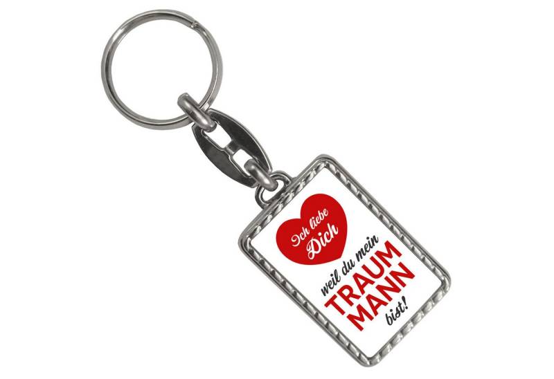 speecheese Schlüsselanhänger Ich liebe dich weil du mein Traummann bist Schlüsselanhänger mit von speecheese