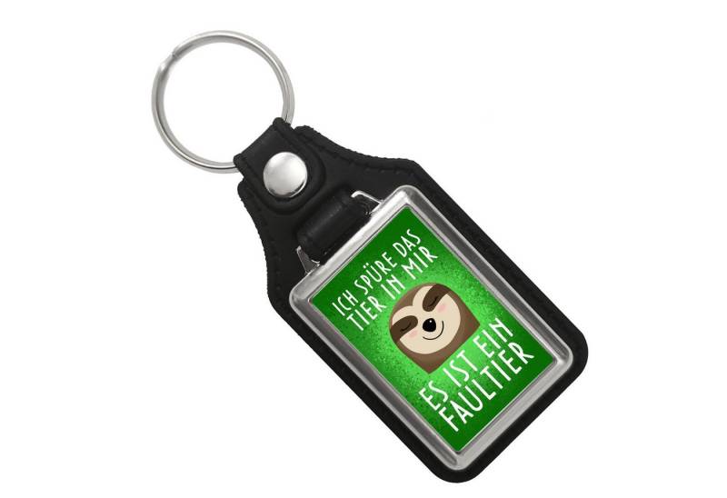 speecheese Schlüsselanhänger Ich spüre das Tier in mir es ist ein Faultier Schlüsselanhänger mit von speecheese