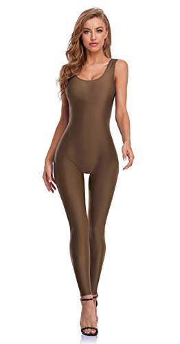 Speerise Damen-Body aus Spandex, Nylon, Tanz-Einteiler, braun, Large von speerise