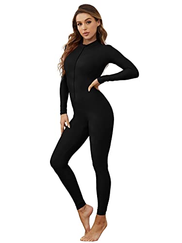 speerise Erwachsene Lycra Spandex Langarm Rollkragen Einteiler Body Schwarz XL speerise Erwachsene Lycra Spandex Langarm Rollkragen Einteiler Body Schwarz XL von speerise
