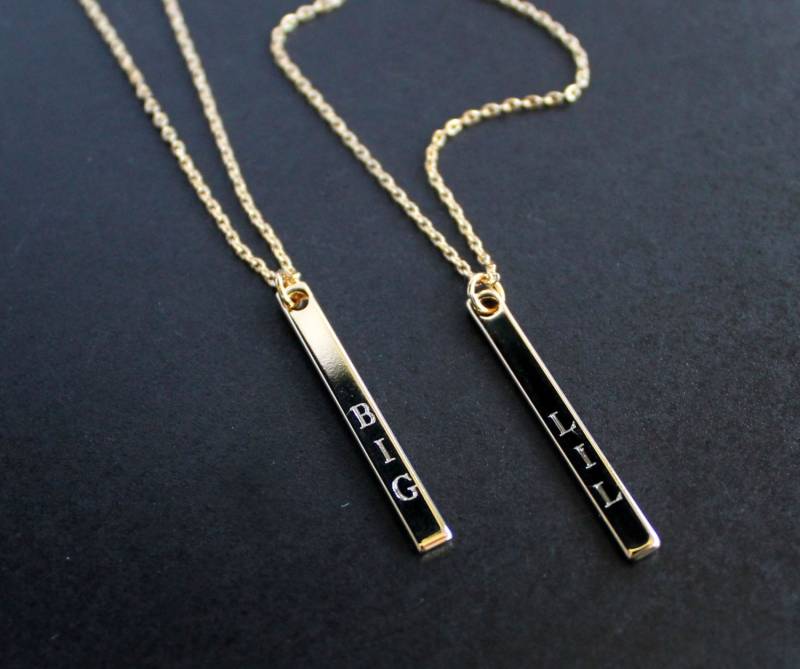 Große/Kleine Schwesternschaft Halsketten, Halskette, Große Schwester, Großauftrag Sorority von spellingB