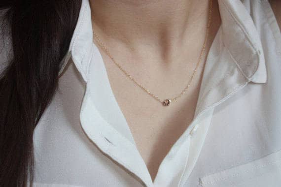 Hufeisenkette in Gold/Silber/Rosegold, .925 Sterling Silber Kette, Hufeisen, Glücksbringer von spellingB