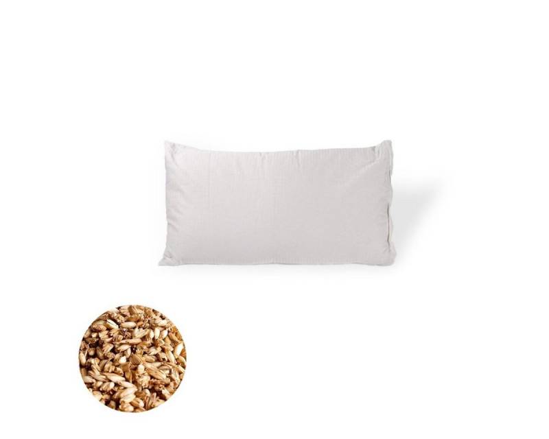 speltex Dinkelkörnerkissen mit staubfreier + waschbarer Füllung, Füllung: Dinkelspelzen (Bio), Bezug: Bio Baumwolle, Seitenschläfer, Rückenschläfer, Füllung variabel von speltex