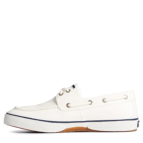 Sperry Halyard 2-Eye Saltwashed White 11 M (D) von Sperry