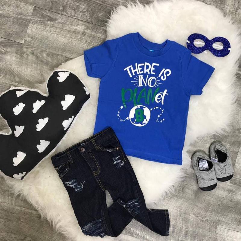 Es Gibt Keine Planet B Erde Kind Trendige T-Shirt Oder Body Baby Kleinkind Junge Mädchen Kleidung Shirt Unisex Geschlecht Neutral Hippies Globale von spillthebeansetc