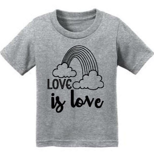 Liebe Ist Regenbogen Ehe Gleichheit Homosexuell Unterstützen T Shirt Freche Mädchen Jungen Hipster Bodysuit Baby Oder Kleinkind Benutzerdefinierte von spillthebeansetc