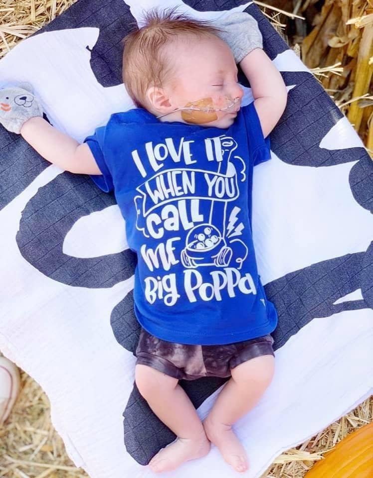 Rufen Sie Mich Große Poppa Shirt Lustige Kinder Trendige Musik Band T-Shirt Body Baby Unisex Geschlecht Neutral Ich Liebe Es, Wenn Nennen Big T von spillthebeansetc